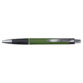 Stylo Business Dark Green et White Script Nom de l'entre (Dos)