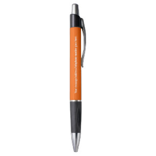 Stylo Cadmium Orange personnalisable