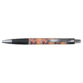 Stylo Cahiers et blocs-notes motif feuille  (Dos)