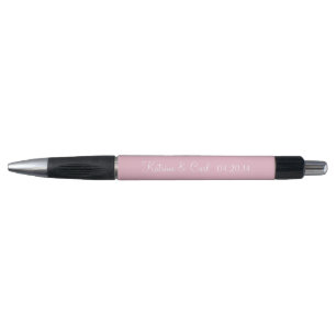 Stylo Cameo Rose Personnalisé Mariage Faveurs