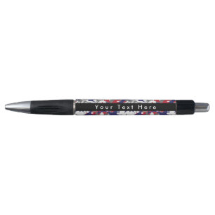Stylo Camouflage, Bleu Blanc Rouge Gris, Militaire, Armé