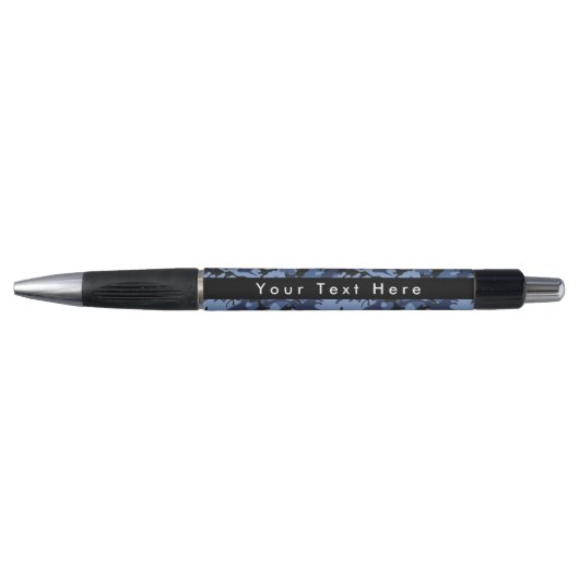 Stylo Camouflage bleu marine, Militaire, Armée (Devant)