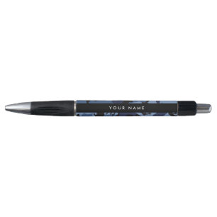 Stylo Camouflage Bleu Marine Personnalisez votre nom