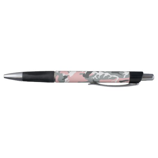Stylo Camouflage rose et gris, Militaire, Armée (Bas)