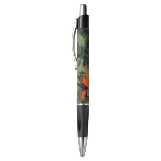 Stylo Camouflage vert orange (Haut (Vertical))