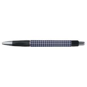 Stylo Carré géométrique bleu