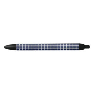 Stylo Carré géométrique bleu