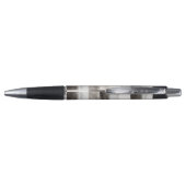 Stylo Carrés Noir Blanc Marron (Dos)
