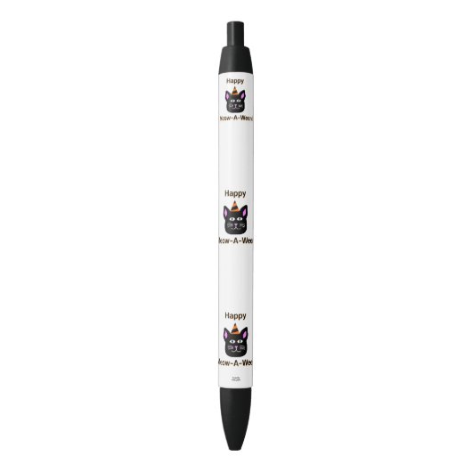 Stylo Cat Noir Meow-A-Ween (devant Vertical)