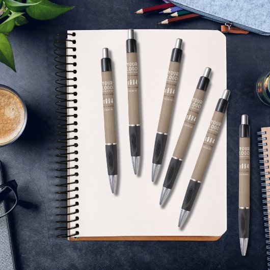 Stylo Charme Rustique Papier Kraft Ajoutez Votre Logo