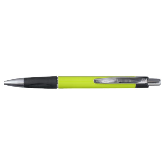 Stylo Chartreuse Couleur jaune uni (Dos)