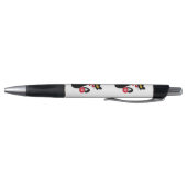 Stylo Chat noir avec design de texte Ho Ho Ho (Bas)