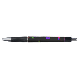 Stylo Chat noir néon aux yeux lumineux