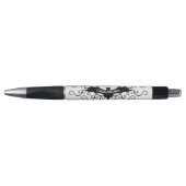 Stylo Chauve-souris victorienne gothique avec tourbillon (Devant)