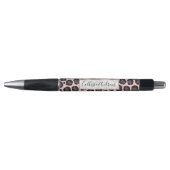 Stylo Cheetah Léopard rose Fille Chic (Devant)