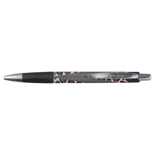 Stylo Cheetah Léopard rose Fille Chic (Dos)