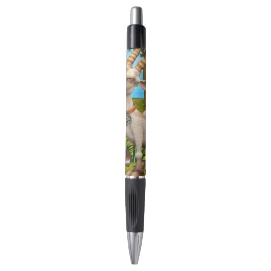 Stylo Chèvre Joyeuse (Devant (Vertical))