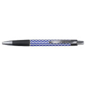 Stylo Chevrons Bleu Blanc Fancy (Dos)