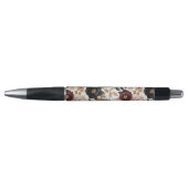 Stylo Chic Bourgogne Crème Floral (Devant)