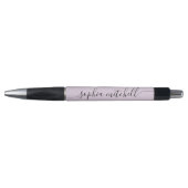 Stylo Chic Script Calligraphie Pastel Purple (Devant)