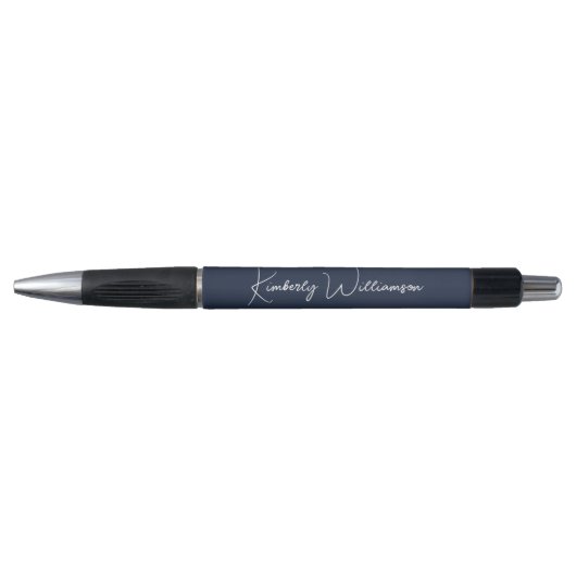 Stylo Chic Signature Script Bleu (Devant)
