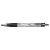 Stylo Chic White Gold Parties scintillant Agate Monogram (Dos)