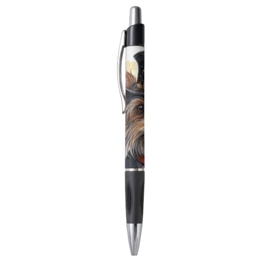 Stylo Chien Yorkshire Terrier Steampunk (Haut (Vertical))