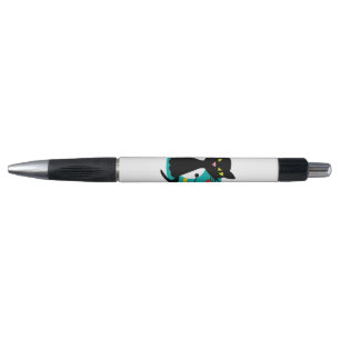 Stylo Chiffre noir du milieu du siècle