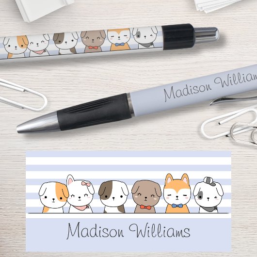 Stylo Chiots mignons Personnalisés