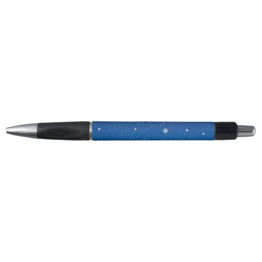 Stylo Ciel nocturne étoilé bleu profond (Devant)