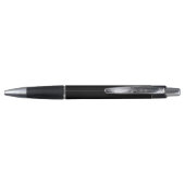 Stylo Cinq étoiles d'or en noir (Dos)