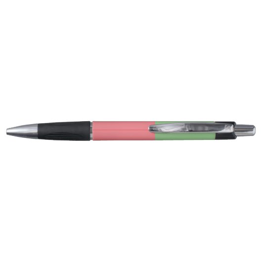 Stylo Citation de l'enseignant rose vert noir classe amu (Dos)