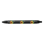 Stylo Citrouille de chat noir (Devant)