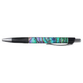 Stylo Clair bleu vert Paua Abalone Shell Pen (Bas)