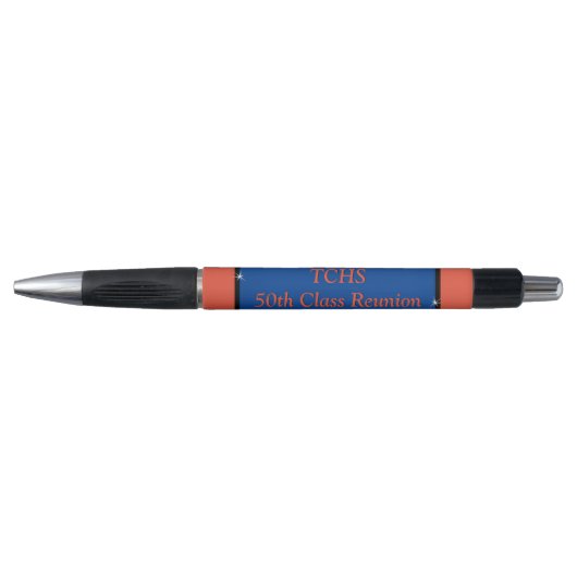Stylo Classe Orange et Blue Retrouvailles cadeaux, Réuni (Devant)