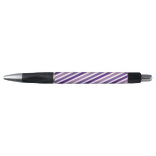 Stylo Classique Moderne Cute Chic Violet & Blancs