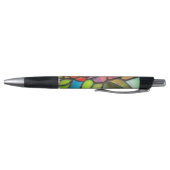 Stylo Classy Style Fleurs Verre Coloré  (Bas)