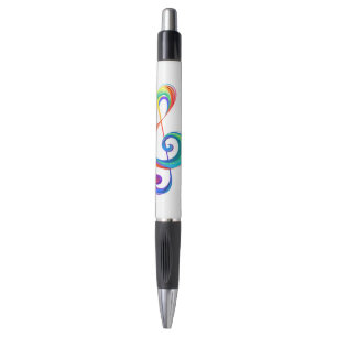 Stylo Clé arc-en-ciel
