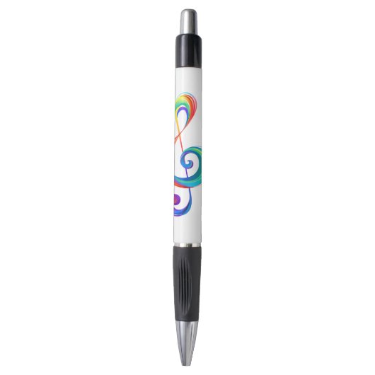 Stylo Clé arc-en-ciel (Devant (Vertical))