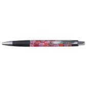 Stylo Cochon mignon à Santa Hat sur rouge (Dos)