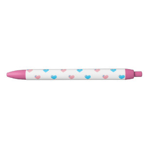 Stylo Coeur de la fierté trans