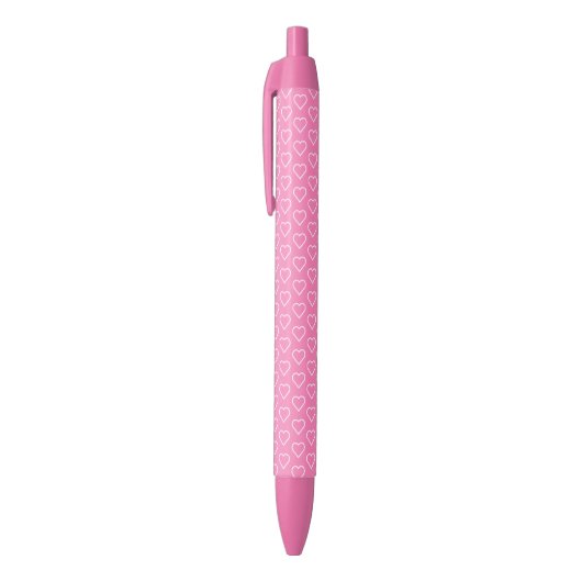 Stylo Coeur rose - Choisissez la couleur (Haut (Vertical))