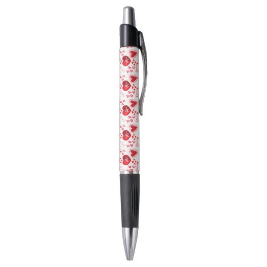 Stylo Coeurs d'amour rouge mignon (Bas (Vertical))