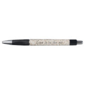 Stylo Cœurs de crème rose Amour (Devant)