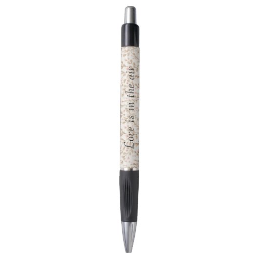 Stylo Cœurs de crème rose Amour (Devant (Vertical))