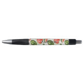 Stylo Cœurs de pastèque rouge-vert  (Devant)