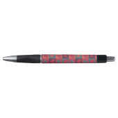 Stylo Coeurs et rose de profil sous convention (Devant)