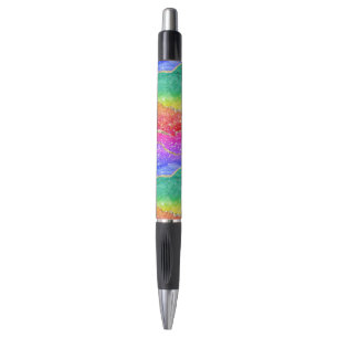 Stylo Coloré brillant arc-en-ciel Parties scintillant Go