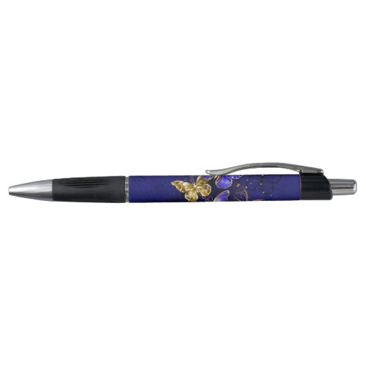 Stylo Composition avec papillons Sapphire (Haut)