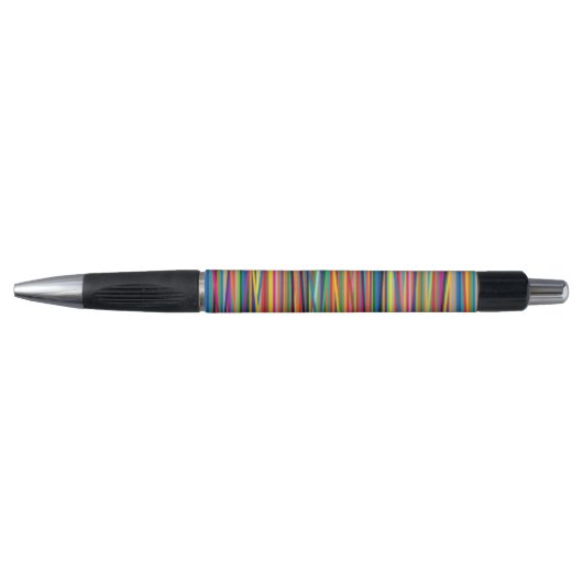 Stylo Conception de bandes abstraites colorées (Devant)